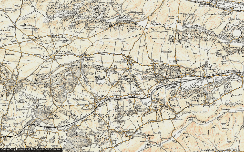 Old Map of Portash, 1897-1899 in 1897-1899
