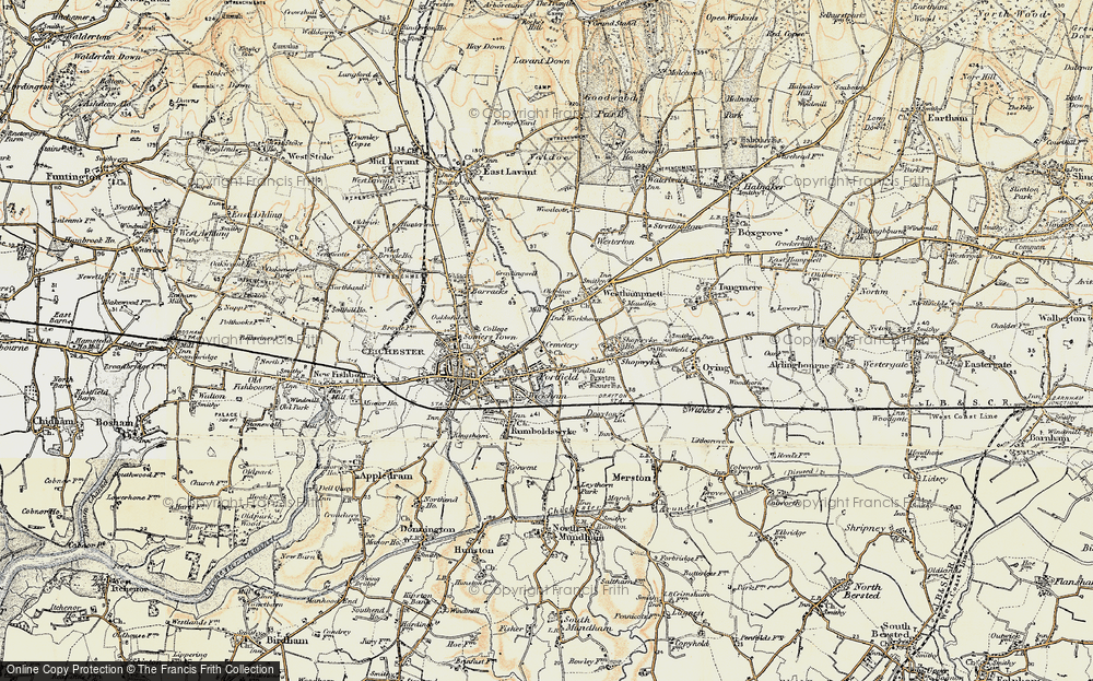 Old Map of Portfield, 1897-1899 in 1897-1899