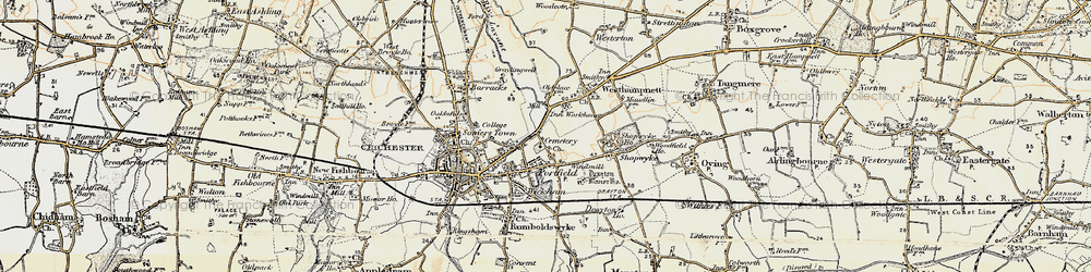 Old map of Portfield in 1897-1899