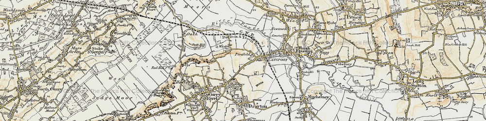 Old map of Portfield in 1898-1900