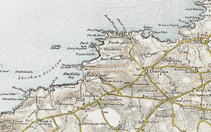 Old map of Portheiddy in 0-1912