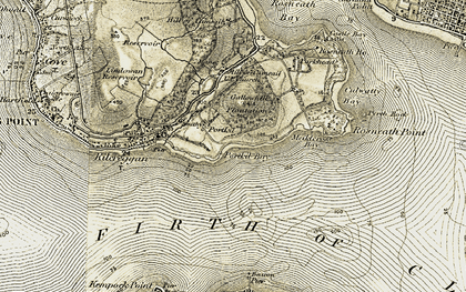 Old map of Lindowan Resr in 1905-1907
