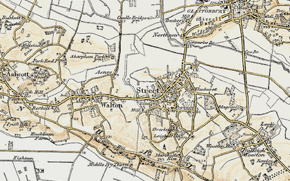 Old map of Portland in 1898-1900