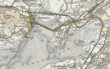 Old map of Boston Lodge in 1903