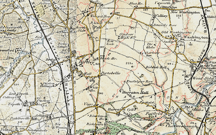 Old map of Portobello in 1901-1904