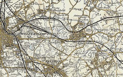 Old map of Portobello in 1902