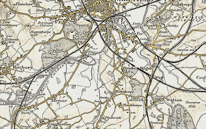 Old map of Portobello in 1903