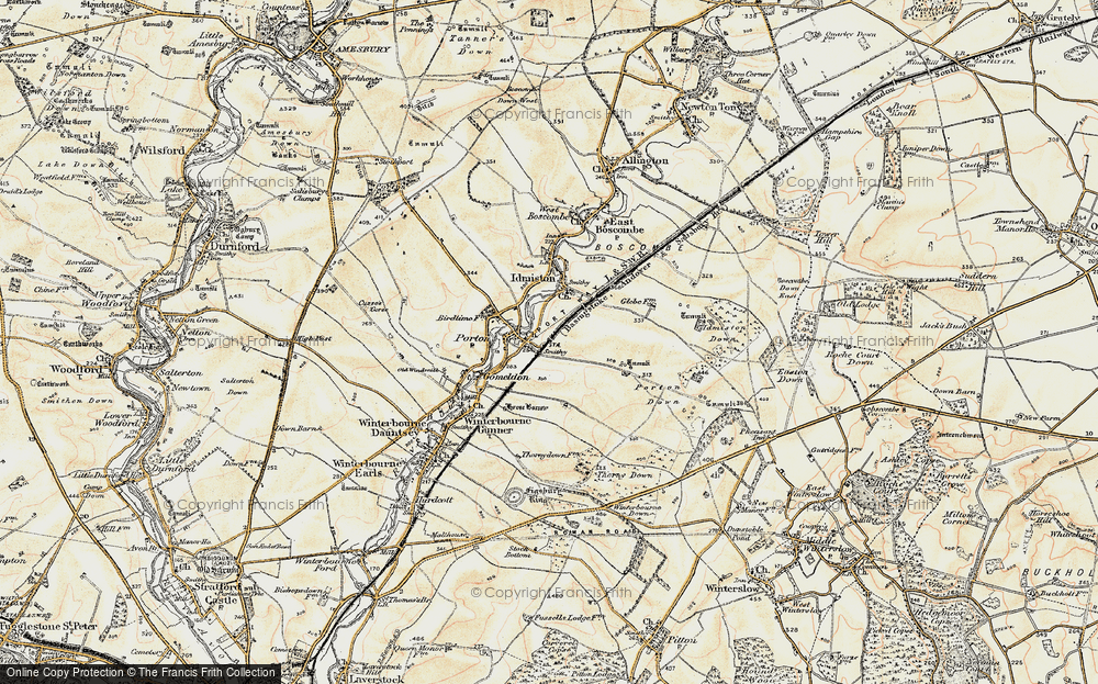Old Map of Porton, 1897-1899 in 1897-1899