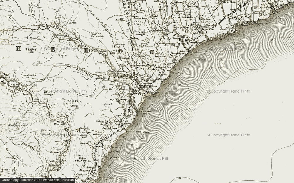 Old Map of Portormin, 1911-1912 in 1911-1912