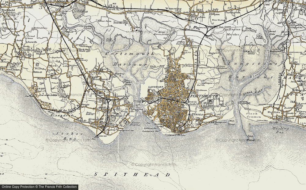 Old Map of Portsea, 1897-1899 in 1897-1899