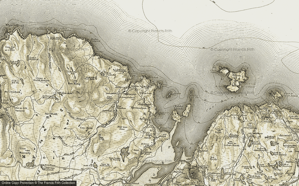 Old Map of Portvasgo, 1910-1912 in 1910-1912