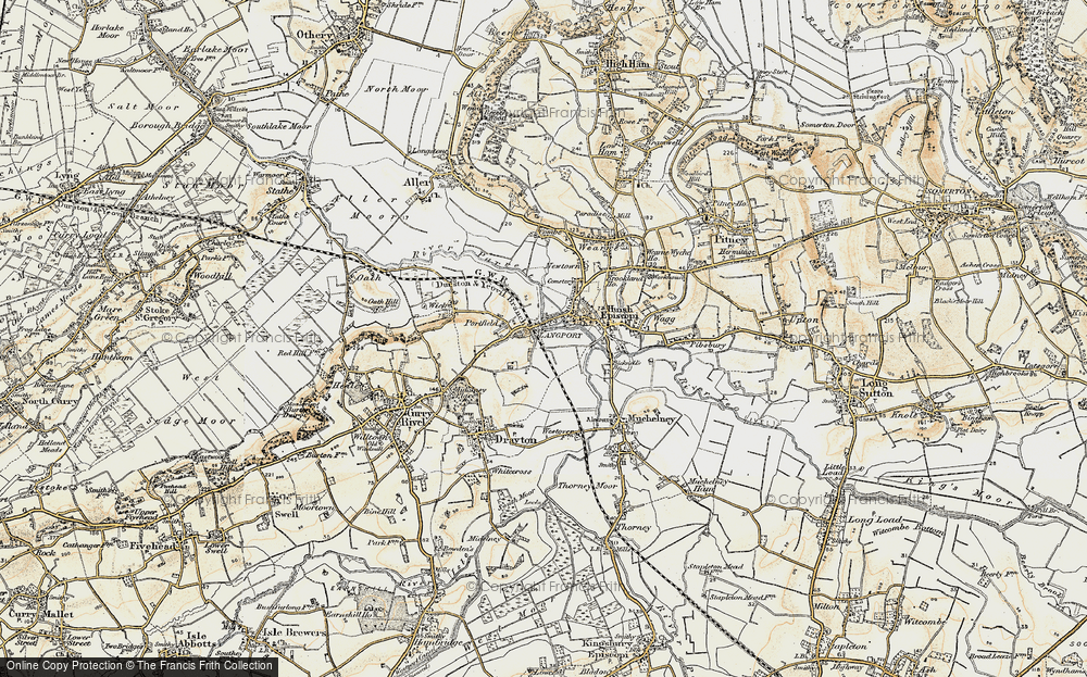 Old Map of Portway, 1898-1900 in 1898-1900