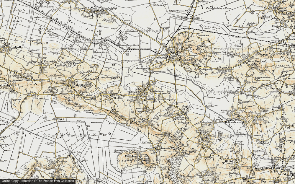 Old Map of Portway, 1898-1900 in 1898-1900