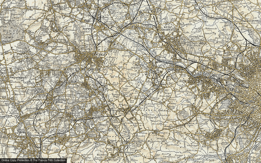 Old Map of Portway, 1902 in 1902