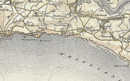 Old map of Brawn, The in 1899-1900