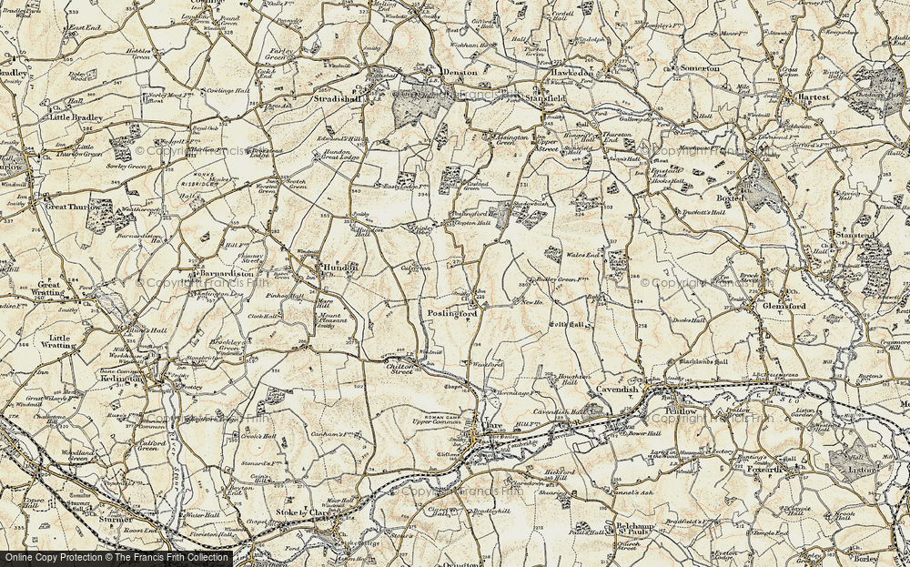 Poslingford, 1899-1901