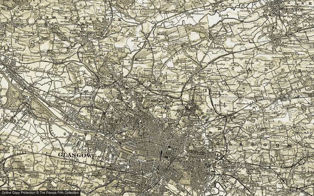Old Map of Possil Park, 1904-1905 in 1904-1905