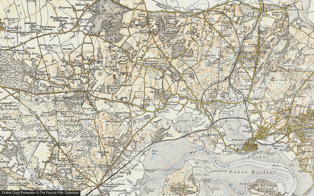 Old Map of Post Green, 1899-1909 in 1899-1909