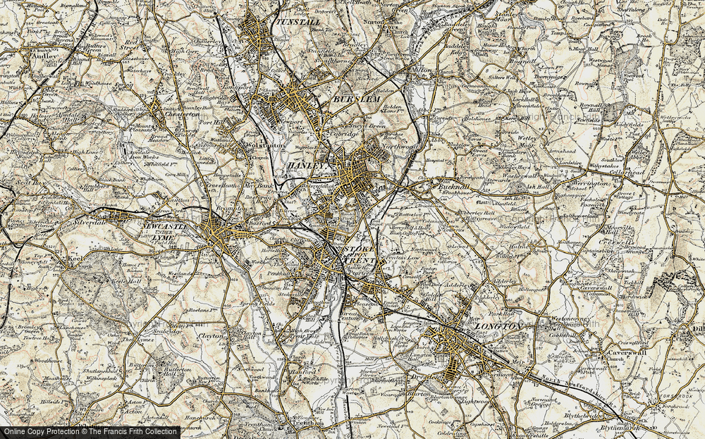Old Map of Potteries, The, 1902 in 1902