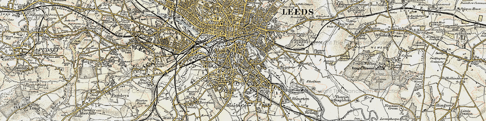 Old map of Pottery Field in 1903