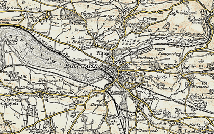 Old map of Pottington in 1900