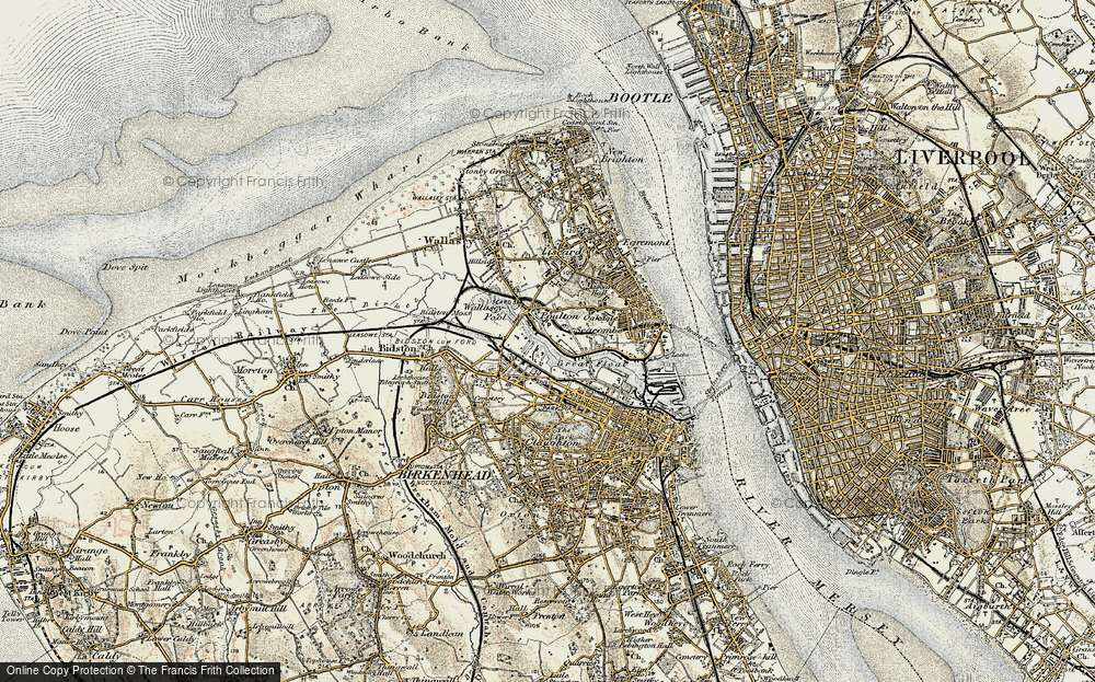 Old Map of Historic Map covering West Float in 1902-1903