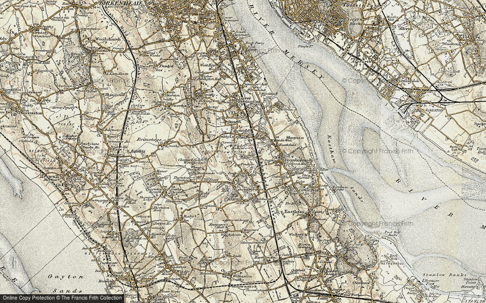 Old Map of Poulton, 1902-1903 in 1902-1903