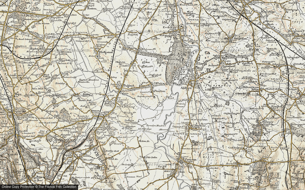 Old Map of Poulton, 1902-1903 in 1902-1903