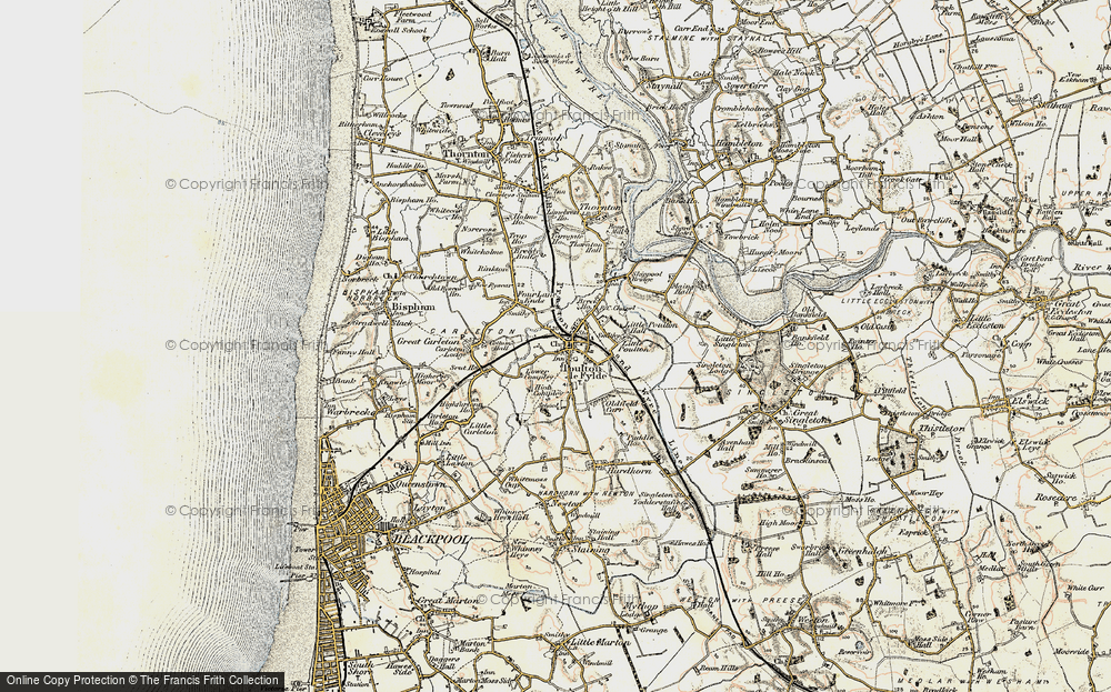 Old Map of Poulton-Le-Fylde, 1903-1904 in 1903-1904
