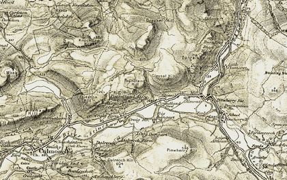 Old map of Breaker Hill in 1905
