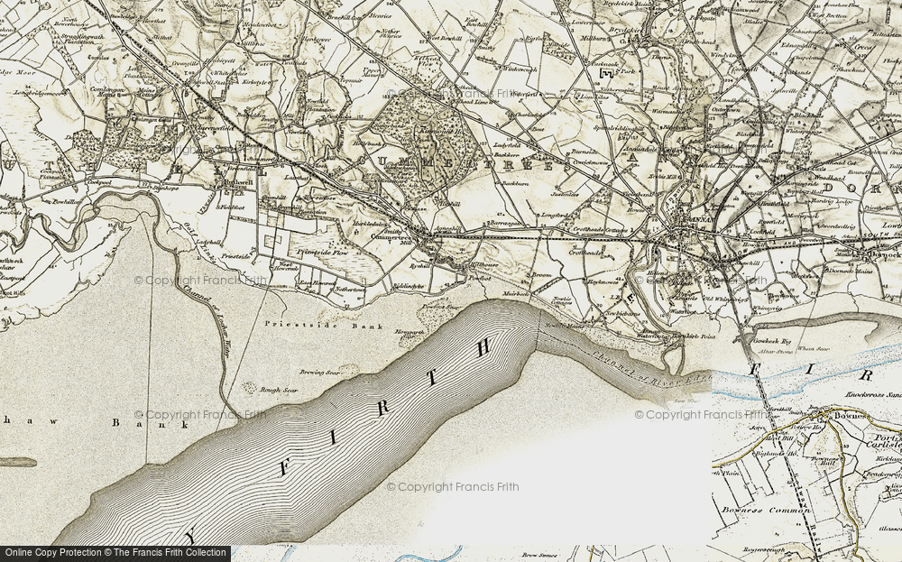 Old Map of Powfoot, 1901-1904 in 1901-1904