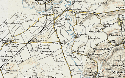 Old map of Powhill in 1901-1904
