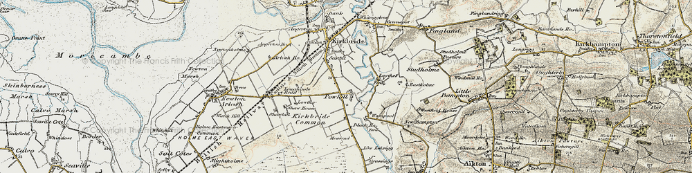 Old map of Powhill in 1901-1904