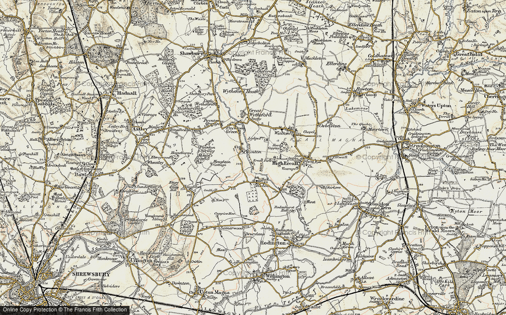 Old Map of Poynton, 1902 in 1902