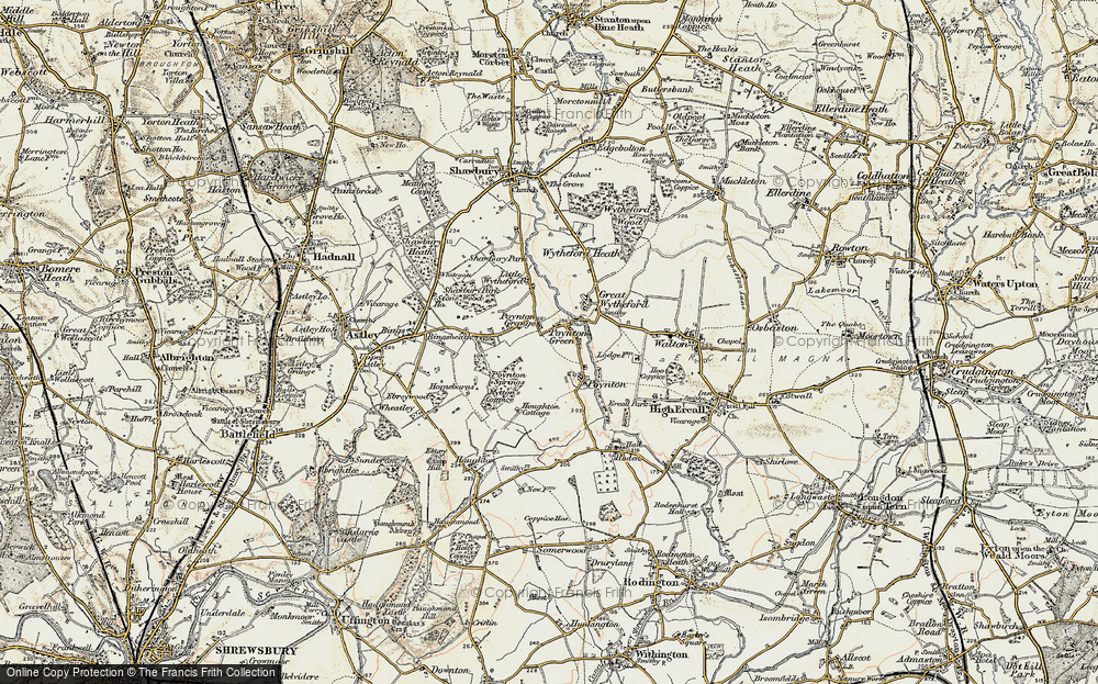 Old Map of Poynton Green, 1902 in 1902