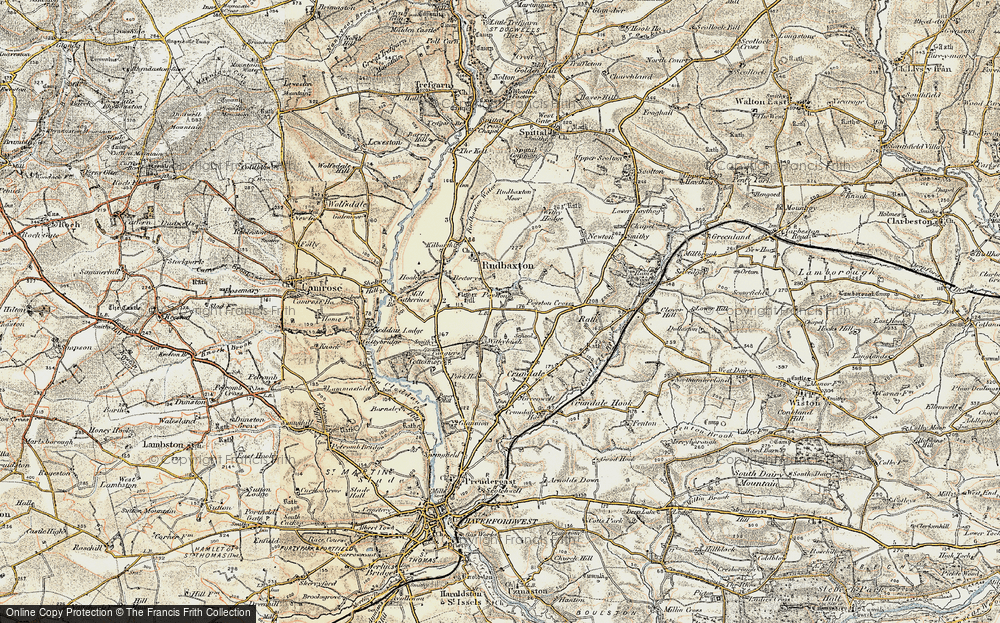 Old Map of Poyston, 1901-1912 in 1901-1912
