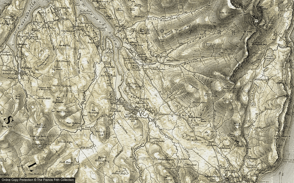 Old Map of Prabost, 1909 in 1909