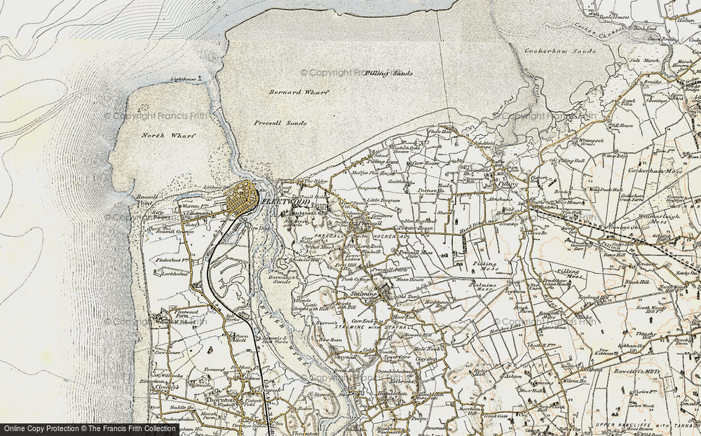 Old Map of Preesall, 1903-1904 in 1903-1904