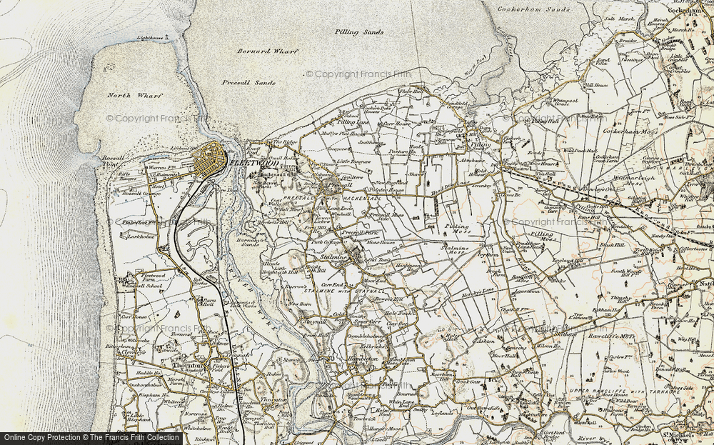 Old Map of Preesall Park, 1903-1904 in 1903-1904