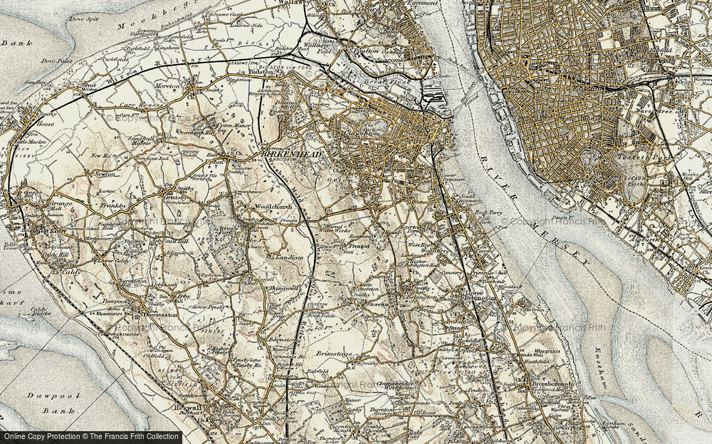 Old Map of Prenton, 1902-1903 in 1902-1903
