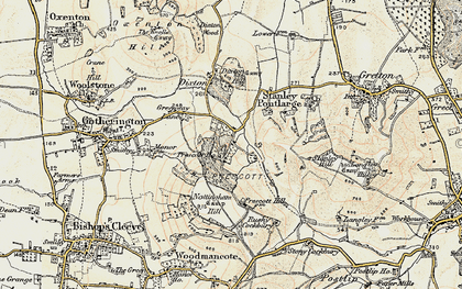 Old map of Prescott in 1899-1900