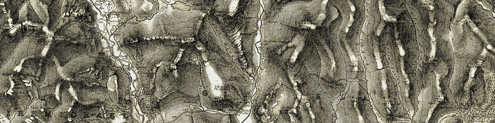 Old map of Presnerb in 1908