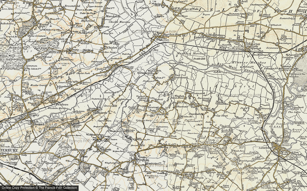 Old Map of Preston, 1898-1899 in 1898-1899