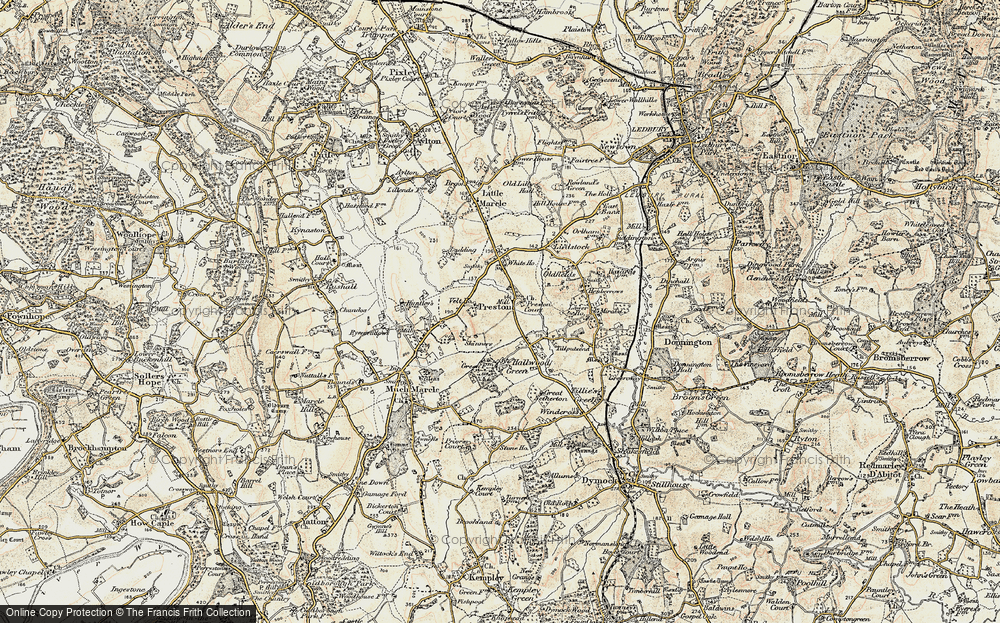 Old Map of Preston, 1899-1901 in 1899-1901