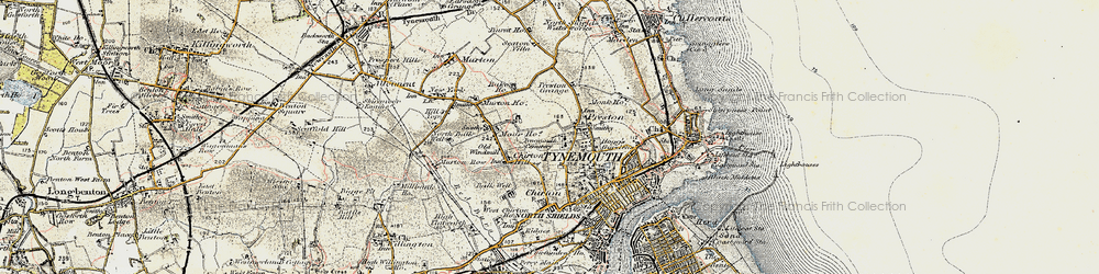 Old map of Preston in 1901-1903