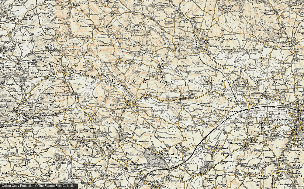 Old Map of Preston Bowyer, 1898-1900 in 1898-1900