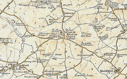 Old map of Little Preston in 1898-1901