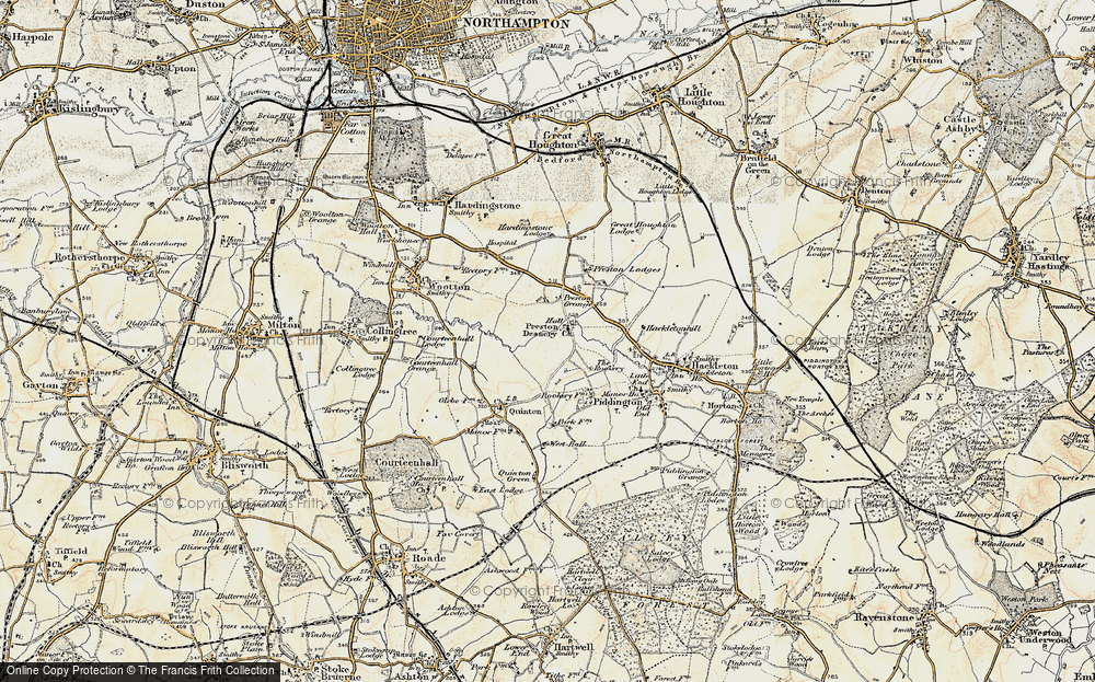 Old Map of Preston Deanery, 1898-1901 in 1898-1901