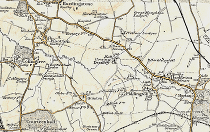 Old map of Preston Deanery in 1898-1901