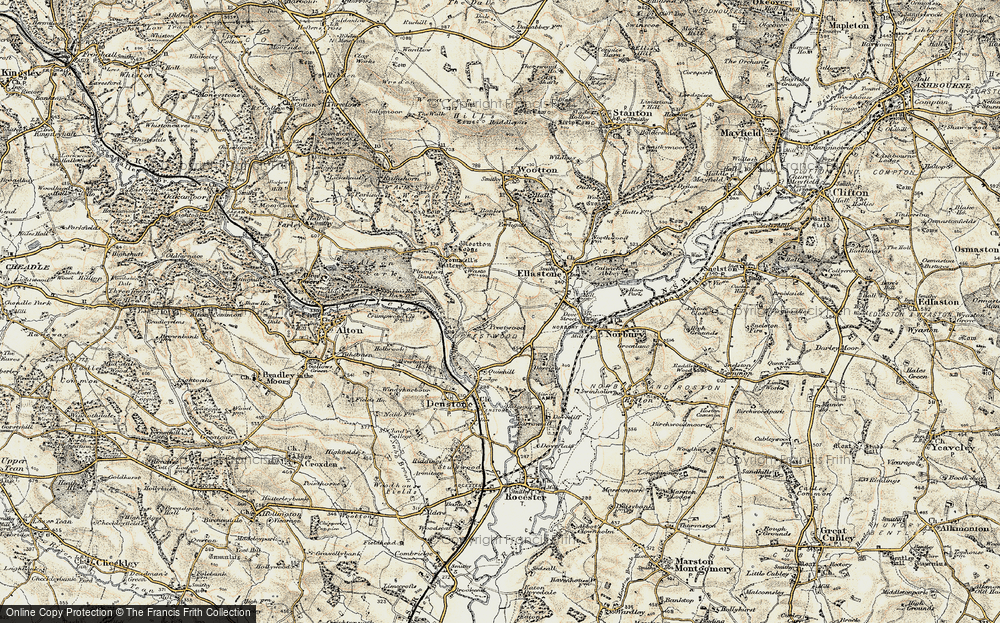 Old Map of Prestwood, 1902 in 1902